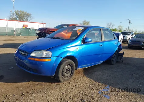 2005 Chevrolet Aveo Ls from USA, damaged, VIN KL1TD52665B289064